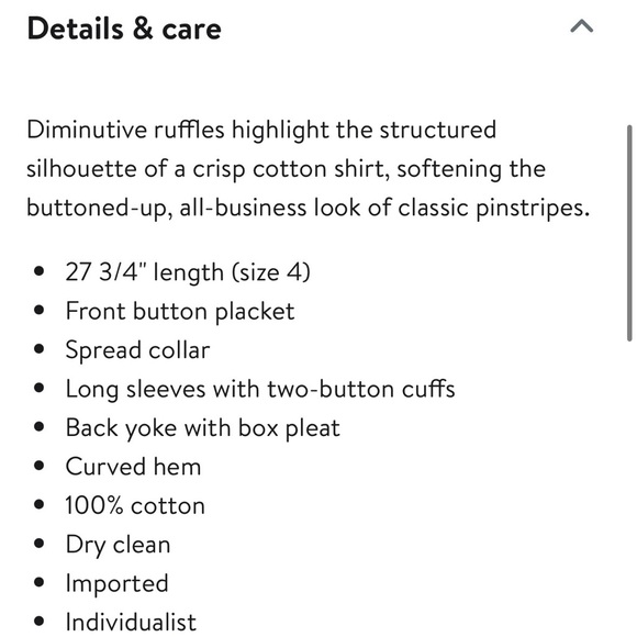 Tibi Ruffle Button Down Shirt - Picture 9 of 9